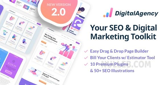 SEO WP v3.7.4 – Digital Marketing Agency WordPress Theme
