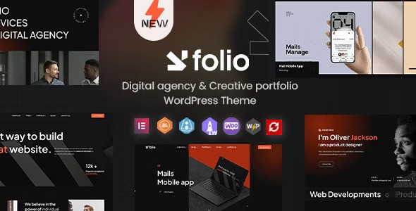 Webfolio v1.0.3 – Creative Portfolio & Digital Agency WordPress Elementor Theme插图