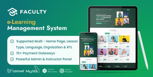 Faculty Lms V1.5.0（已汉化95%） – Learning Management System | Ai Powered Saas插图
