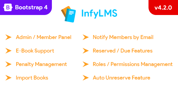 LMS v4.2.0 – 带有电子书的图书馆管理系统 (Laravel + ReactJS)插图