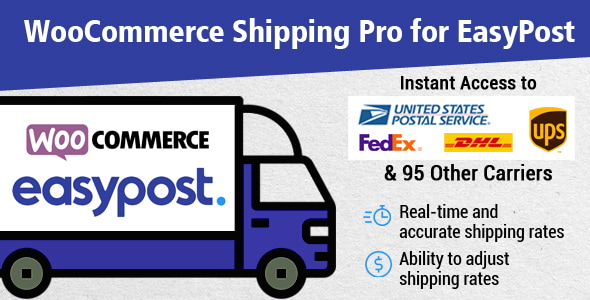 WooCommerce Shipping Pro for EasyPost (USPS, UPS, FedEx, DHL) v1.0.12插图