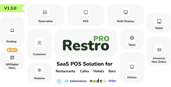 RestroPRO SaaS v1.6.0 – 适用于餐厅、咖啡厅、酒店、餐车的 POS 软件插图