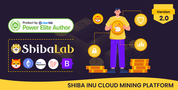 ShibaLab v2.0 – Shiba Inu Cloud Mining Platform插图