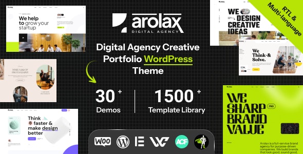 Arolax v2.1.2 – Creative Digital Agency Theme