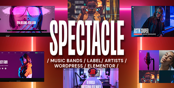 Spectacle v1.4.19 – WordPress音乐主题插图