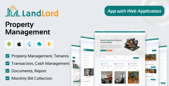 Property Management v1.0.8 – Apartment , Rent Collection, Tenant and Invoice Bill laravel script插图