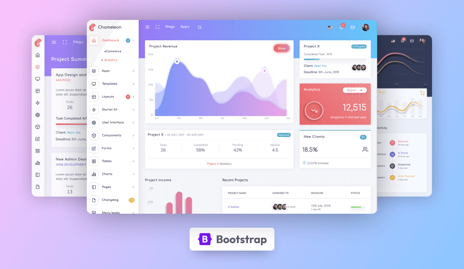 Chameleon Dashboard PRO – Bootstrap v1.2插图