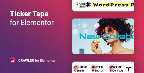 Crawler v1.0.6 – Ticker Plugin for Elementor插图