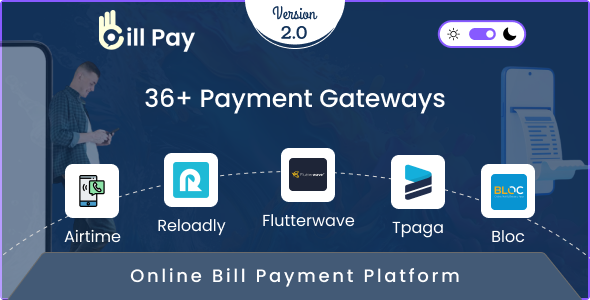 BillPay v2.0 – 充值、充值和公用事业账单支付解决方案插图