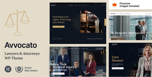 Avvocato v8.5 – 律师事务所 WordPress 主题插图