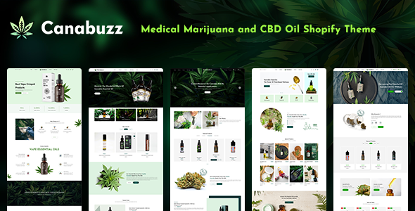 Canabuzz v1.0.0  - Medical Marijuana and CBD Oil Shopify Theme