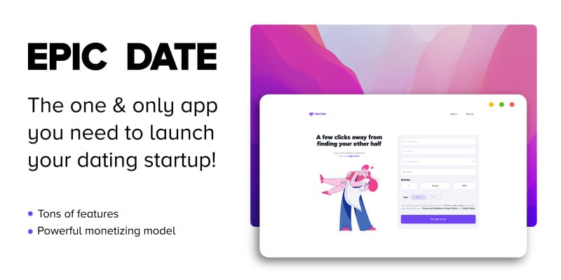 Epic Date v2.1 – 社交 PHP 约会平台插图