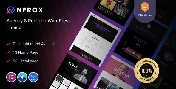 Nerox v1.0.8 – Agency & Portfolio WordPress Theme插图