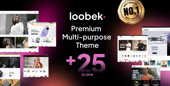 Loobek v1.3.3 – Elementor 多用途 WooCommerce 主题插图