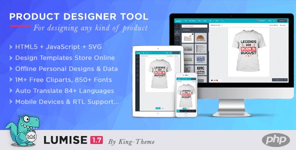 Lumise Product Designer Tool – PHP Version v2.0插图
