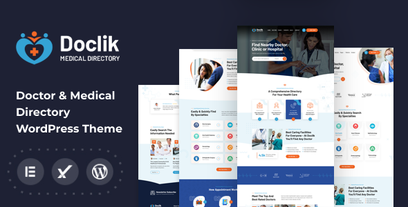 Doclik v1.0.1 – Medical & Clinic Directory WordPress Theme + RTL插图