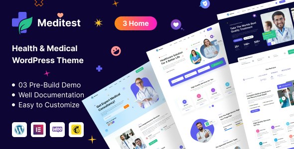 Meditest v1.1.6 – Health & Medical WordPress Theme插图