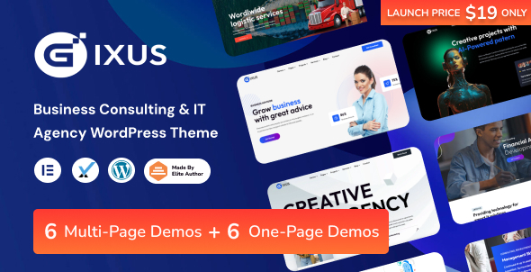 Gixus v2.2 – 商业咨询和 IT 机构 WordPress插图
