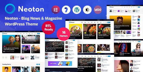 Neoton v4.0.9 – 新闻杂志 WordPress 主题