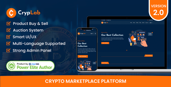 CrypLab v2.0 – Crypto Marketplace Platform插图
