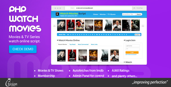 PHP Watch Movies Script v2.9