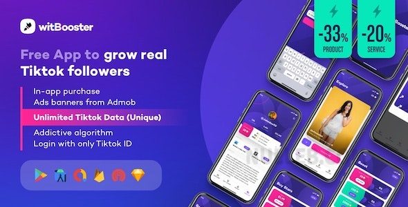 WitBooster v2.3.0 – 爲 Android 系統免費增加 Tiktok 視頻粉絲的應用