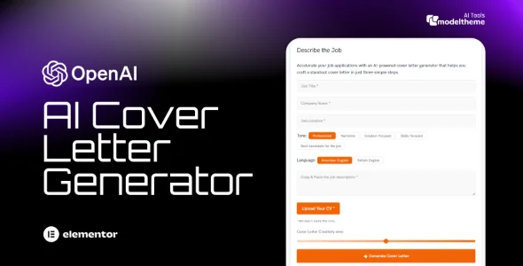 AI Cover Letter Generator for WordPress v1.1.0