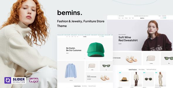 Bemins v1.2.1 – 时尚珠宝、家具店 WordPress 主题