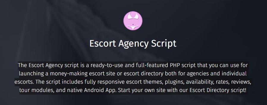 Escort Agency Script By Flynax v4.10.0（已破解）