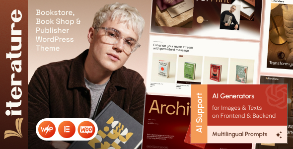 Literature v1.0.0 – 出版社和书店 WordPress 主题