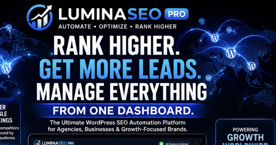 LUMINA SEO PRO v1.6.4 – Rank #1 Without Writing