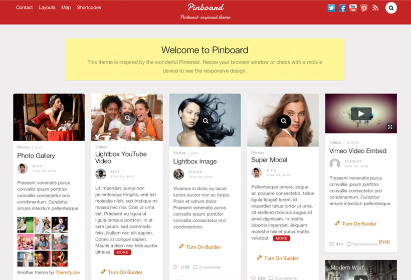 Themify Pinboard WordPress Theme v7.7.0
