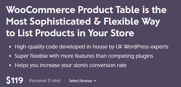 Barn2 Media WooCommerce Product Table v5.0.1